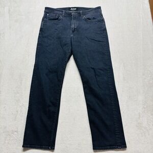 Revtown Automatic Jeans Mens 34x30 Black Stretch Decade Wash Denim